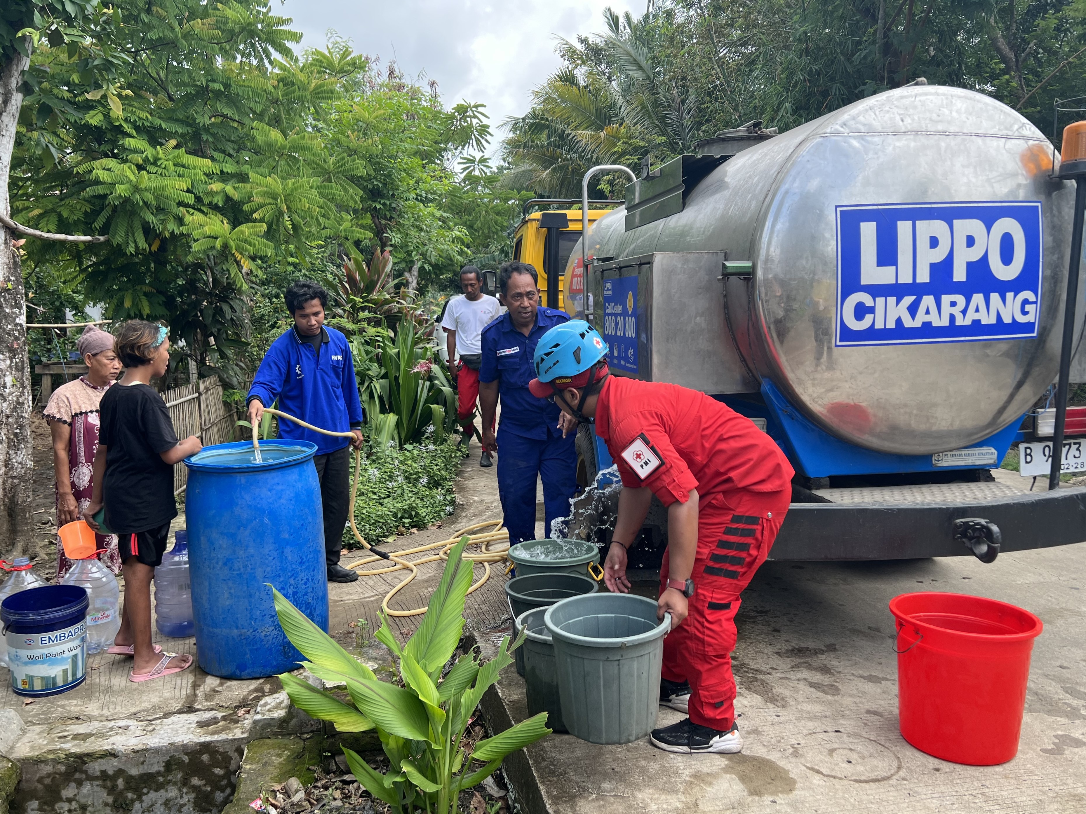 Bantuan Air Bersih Desa Karangharja, Kecamatan Pebayuran